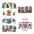 thumbnail image 2 of Mini calcomanía de transferencia UV DTF de Disney Stitch y Lilo para vasos de café de vidrio de 16 oz, calcomanía de cristal de transferencia UV, 2 of 5