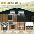 thumbnail image 4 of 6x8 FT Outdoor Steel Storage with Clear Window,Compact Metal Tool Shed,Lockable, 4 of 27