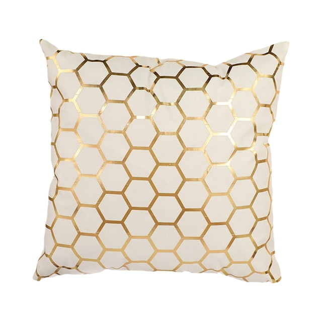 Funda de almohada Funda de cojín 45cm x 45cm Funda de almohada decorativa fácil de usar para Blanco