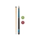 thumbnail image 2 of ASKA Blue 42" Short Pool Cue – 13.5oz Canadian Maple, Black Irish Linen Wrap, 2-Piece, 2 of 5