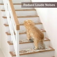 thumbnail image 5 of Non Slip Carpet Stair Treads for Wooden Steps Indoor, 4 Pack Stair Runners Covers Staircase Step Rugs Stair Mats for Kids Elders and Dog, 5 of 6
