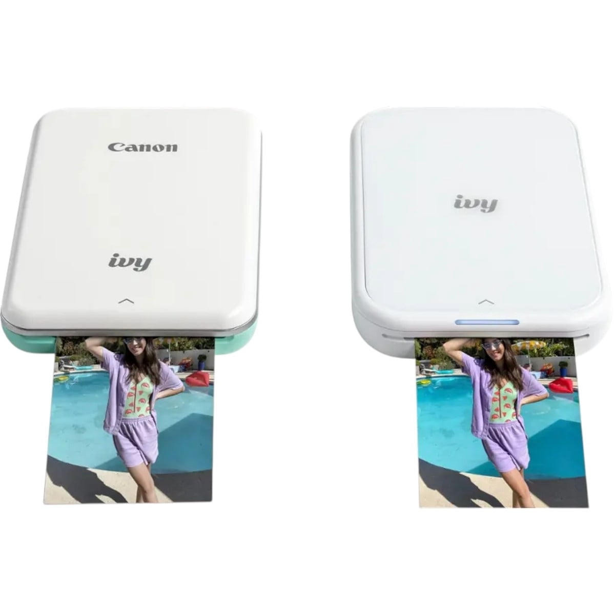 Open Box Canon IVY Mini 2nd Gen Photo Printer Bluetooth 5.0 ZINK Technology Pure White PV-223-PW