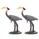 thumbnail image 1 of 2 piezas de simulación de grúa gris, modelo de grúa simulada, adorno de escritorio con diseño de animal., 1 of 8