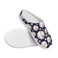 thumbnail image 3 of Lsque Cute Basebal Pattern Womens Comfort Cotton on Scuff With Memory Foam and Anti-skid Sole Slipper-42/43, 3 of 7