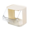 thumbnail image 3 of Caja de almacenamiento para el baño,Organizador de pared colgante con soporte para hisopos de algodón,Caja de almacenamiento para baño montada en la pared con soporte para hisopos,Soporte, 3 of 10