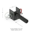 thumbnail image 6 of Titan Fitness Squat Handles Compatible with X-3 Series Power Rack, Sold as a Pair, Rack Mounted Dip Bar Station Attachments for 3" x 3" Tube Power Cage, Home Gym Rack Accessory, 6 of 6