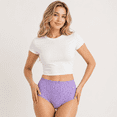thumbnail image 3 of Hbhpov High Waist Ladies Cotton Briefs Underwear of 5-Pack, Sizes S-3XL, 3 of 8