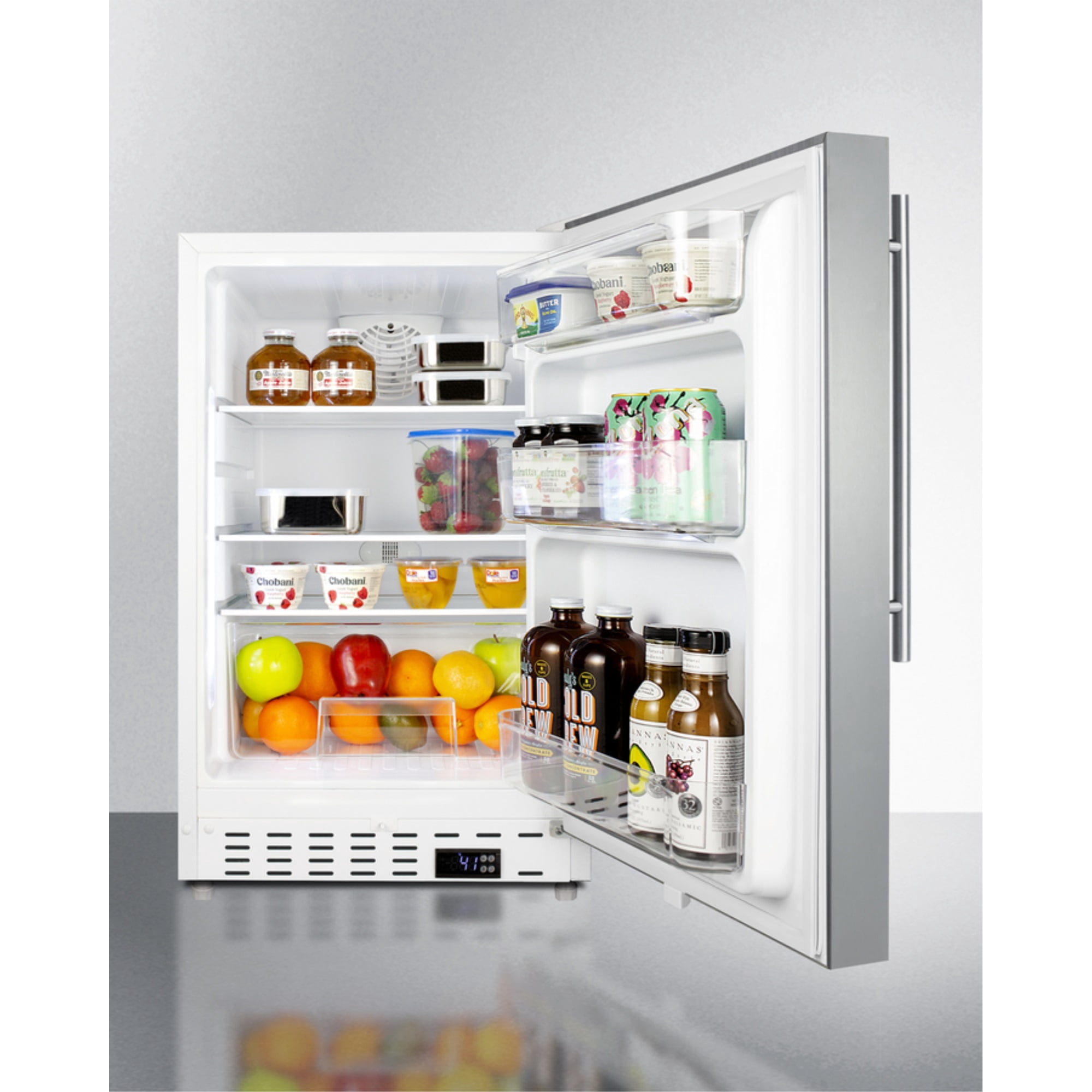ADA compliant built-in or freestanding 20 Inches wide all-refrigerator for residential use