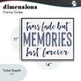 thumbnail image 4 of Stupell Industries Coastal Summer Memories Last Forever Black Framed Giclee Art, 14 x 11, by Lettered and Lined, 4 of 8