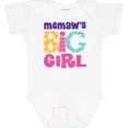 thumbnail image 3 of Inktastic Memaw Big Girl Girls Baby Bodysuit, 3 of 5