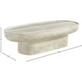 thumbnail image 3 of Afuera Living Travertine Finish Concrete Indoor/Outdoor Coffee Table, 3 of 9