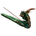 thumbnail image 2 of Atlantic Collectibles Emerald Crystal Quarry Guardian Dragon Incense Holder Figurine 13" Long, 2 of 4