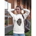 thumbnail image 2 of Heart Boom  Sweatshirt Women -Image by Shutterstock, Female 4X-Large, 2 of 4