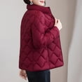 thumbnail image 5 of Women's Winter Short Puffy Coat Hooded Thermal Insulated Jacket For Cold Weather Fashionable Outerwear, 5 of 8