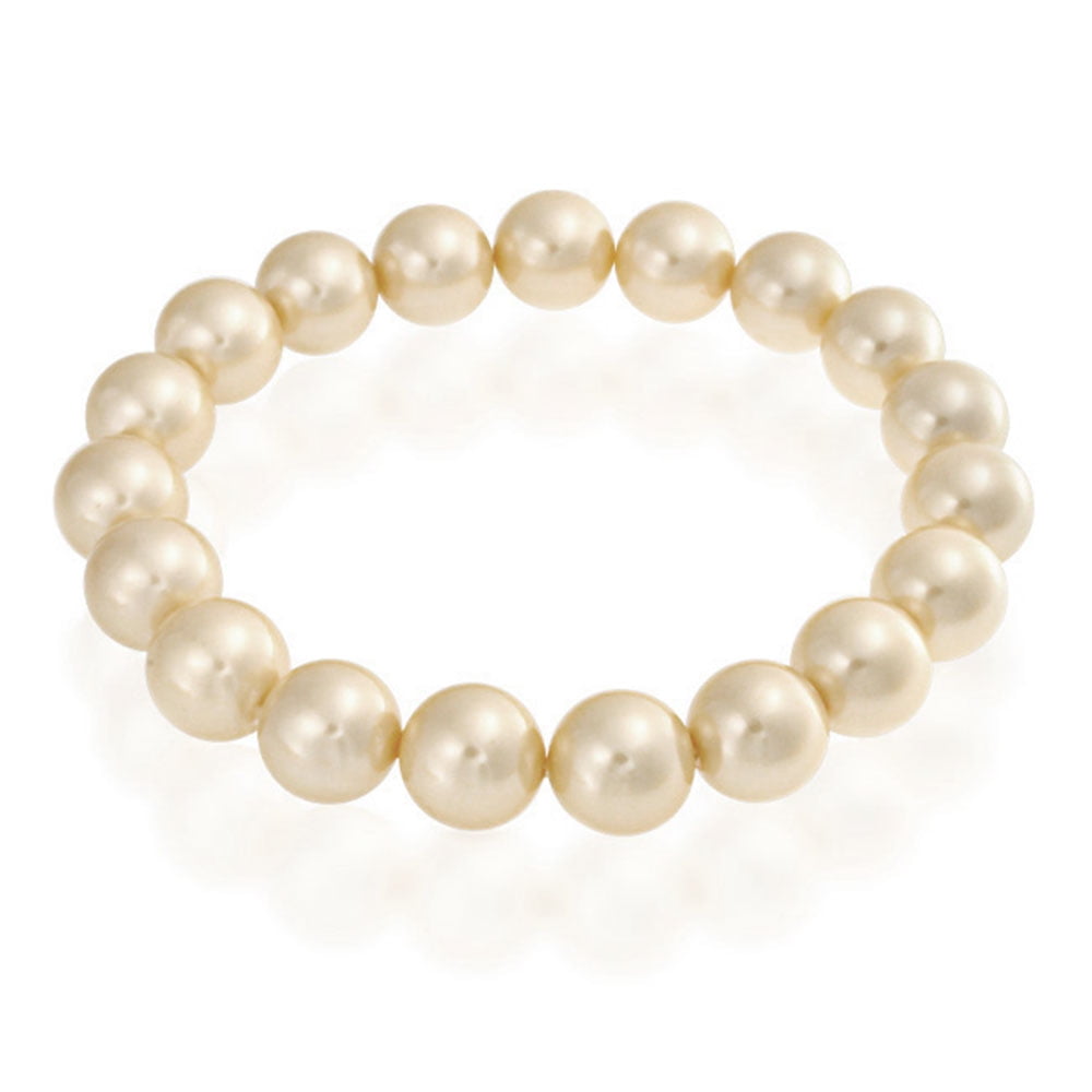 Bling Jewelry - Classic Simple Ball Bead Round Stackable Single Strand  Stretch Simulated Pearl Bracelet for Women 10MM Pastel Colors - Walmart.com  - Walmart.com