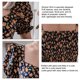 thumbnail image 5 of Blusa de manga corta abullonada para mujer, blusa sexy de manga corta abullonada para mujer, blusa fruncida para mujer, diseño personalizado, 5 of 6