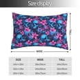 thumbnail image 2 of Kdxio Cotton Pillow Cases 20"x30" Pillowcases,Soft and Breathable Bedroom Pillow Cases-Blue Skull Flower-No Pillow Core, 2 of 5