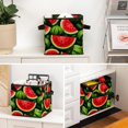 thumbnail image 6 of Watermelon Large Capacity Foldable Storage Box Basket with Handle for Clothes Storage - 10.8"x10.5"x10.6, 6 of 6