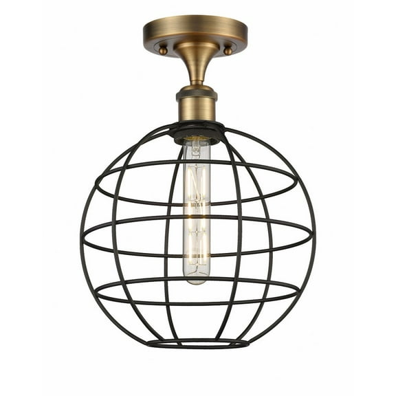 Innovations Lighting - Lake Placid - 1 Light Semi-Flush Mount In Industrial