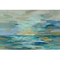 thumbnail image 2 of Vassileva, Silvia 32x23 Gold Ornate Wood Framed with Double Matting Museum Art Print Titled - Pastel Blue Sea, 2 of 4