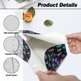 thumbnail image 6 of COEQINE Tissue Box Cover PU Leather Napkin Tissue Case Rectangle Tissue Holder Modern Table Dryer Sheet Dispenser for Creative Home Kitchen Car Halloween Decor, Cat Pumpkin Bat Skull Colorful, 6 of 7