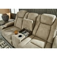 thumbnail image 4 of Ashley Furniture Next-Gen DuraPella Faux Leather Reclining Loveseat in Gray, 4 of 11