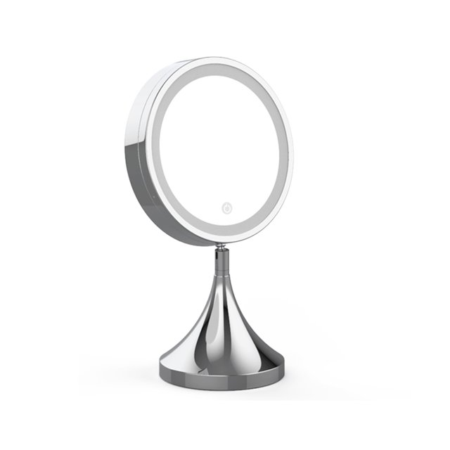 LED Makeup Mirror 8 Inch Rose Gold HD Vanity Mirror Desktop Adjustable Touch Control Brightness Cosmetic Mirrors For Girl Gift ,Widely Use