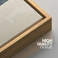 thumbnail image 4 of IDEA4WALL Framed Canvas Wall Art Watercolor Blue & Gray Color Blocks Modern Art Nordic Minimalism Abstract Digital Art Contemporary Artwork for Living Room, Bedroom, Office - Natural 24"x36", 4 of 5