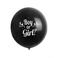 thumbnail image 2 of Fmbmuo Gender Reveal Balloons Black 1 pcs Silica Gel Decorations Confetti Filled , Different Sizes Balloon Kits Break to Reveal Pink or Blue, 2 of 3