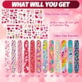 thumbnail image 2 of Valentine's Day Gift for Class Slap Bracelets Tattoos Sticker Heart Accessories for Valentine's Day Party Supplies Party Favors Valentines Exchange for School, 2 of 7