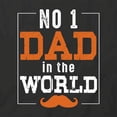 thumbnail image 2 of No 1 Dad In The World T-Shirt | Loving Father Black Tee Gift, 2 of 5