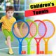 thumbnail image 3 of Raqueta de tenis de plástico para niños, juguete para deportes al aire libre, juguete interactivo para playa, juego de raqueta de tenis (amarillo), 3 of 5
