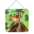 thumbnail image 1 of Doberman Pinscher St Patricks Wall or Door Hanging Prints, 1 of 1