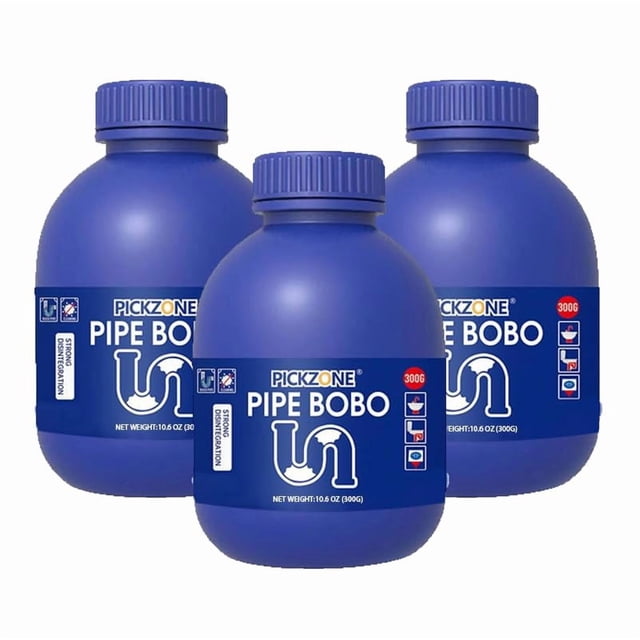 Desatascador de tuberías PICKZONE Pipe Bobo 3x300 g potente