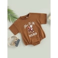 thumbnail image 3 of Fortune Bodys pour Garçons Bébé Imprimé Lettres Manches Courtes, 3 of 8