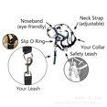 thumbnail image 4 of Collar de cabeza de perro suave, herramienta de entrenamiento sin tirones para perros pequeños, medianos y grandes en paseos, Collar de entrenamiento suave y Control L, 4 of 5