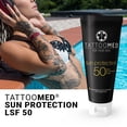 thumbnail image 2 of Crema de protección solar TattooMed SPF50 100 ml para piel tatuada, 2 of 6