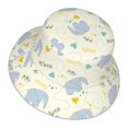 thumbnail image 4 of PAYOHTO Baby Elephant Pattern Bucket Hats for Women Men, Beach Summer Outdoor Fisherman Hat for Boy Girl, 4 of 8