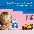 thumbnail image 4 of LEGO City Lifeguard Beach Rescue Truck Toy - Building Toy for Kids, Boys and Girls, Ages 6+ - Includes 2 Minifigures, Shark Toy - Gift for Beach-Loving Kids - 60453, 4 of 9