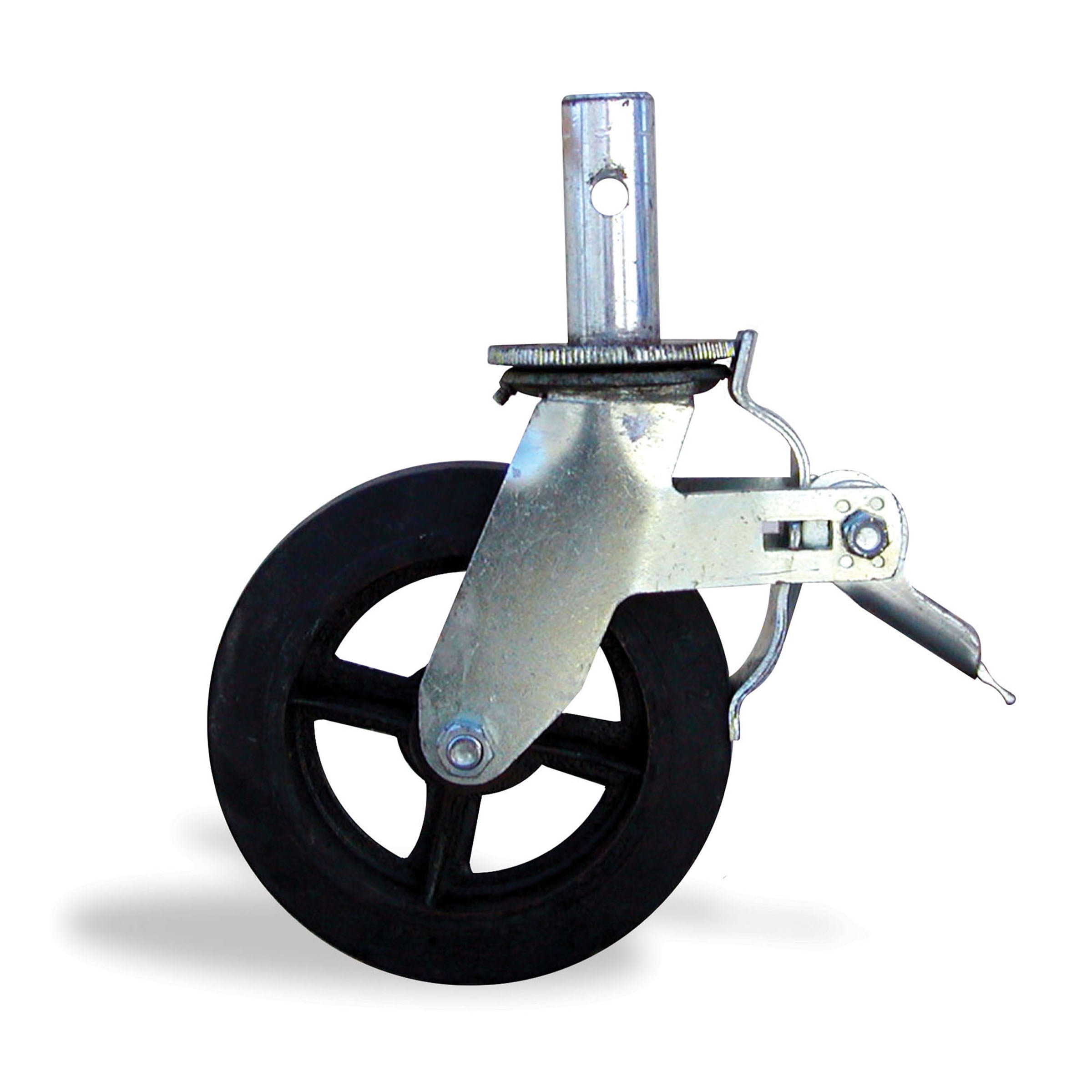 8 In Caster With Foot Brake 2000 Lb Load Capacity 4 Pieces Walmart