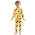 thumbnail image 3 of Toucan Singing Pattern Cotton Pajamas 2 Piece Set Sleepwear Soft and Comfortable Homewear Nightwear, 3 of 7