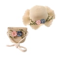 thumbnail image 2 of Sombrero para el sol para mujer con bolso de mano, transpirable, plegable, para hombro, sombrero de pescador para playa beige, 2 of 9