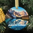 thumbnail image 2 of Moraine Lake Banff National Park Canada Travel Souvenir Landmark Vacation Keepsake Ceramic Christmas Ornament Xmas Holiday Tree Gift, 2 of 3