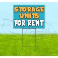 thumbnail image 1 of Storage Unit For Rent (18" x 24") Yard Sign, Includes Metal Step Stake, 1 of 6