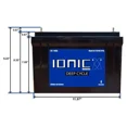 thumbnail image 2 of Ionic Lithium 12V 100Ah LiFePO4 Deep Cycle Battery - Basic (No Bluetooth., Not Dual Purpose), 2 of 4