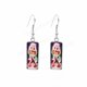 thumbnail image 2 of Pendientes de cristal de acero inoxidable para niños, joyería de película de Halloween, tachuelas de bolsillo, estilo de los 90, dibujos animados, bruja mala, regalo de Navidad, 2 of 4