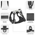 thumbnail image 6 of Bingfone Pretty Floral With Leaves No Pull Dog Vest Harness For Small Medium Large Dogs Strap For Puppy Walking,Training,Dog Harness-Medium, 6 of 9