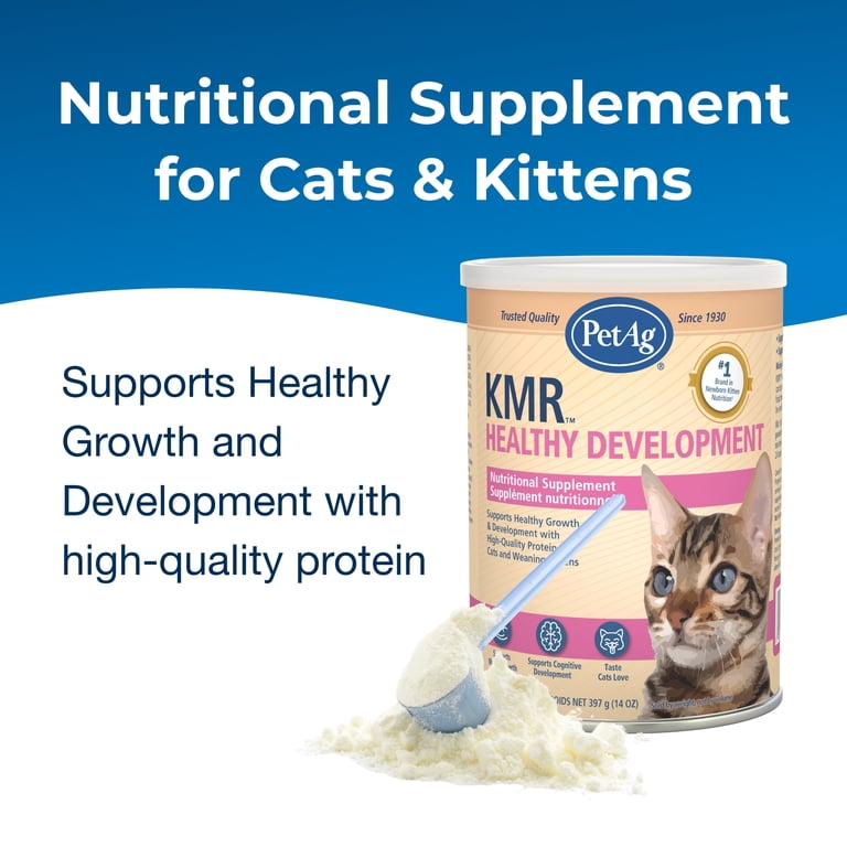 PetAg, KMR 2nd Step Kitten Weaning Food, 14 oz, Supports