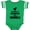 Football Green and White, variant on Inktastic Easily Distracted by Squirrels Boys or Girls Baby Bodysuit