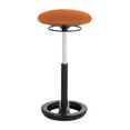 thumbnail image 2 of Safco Twixt Active 32" Backless Drafting Chair in Orange, 2 of 2